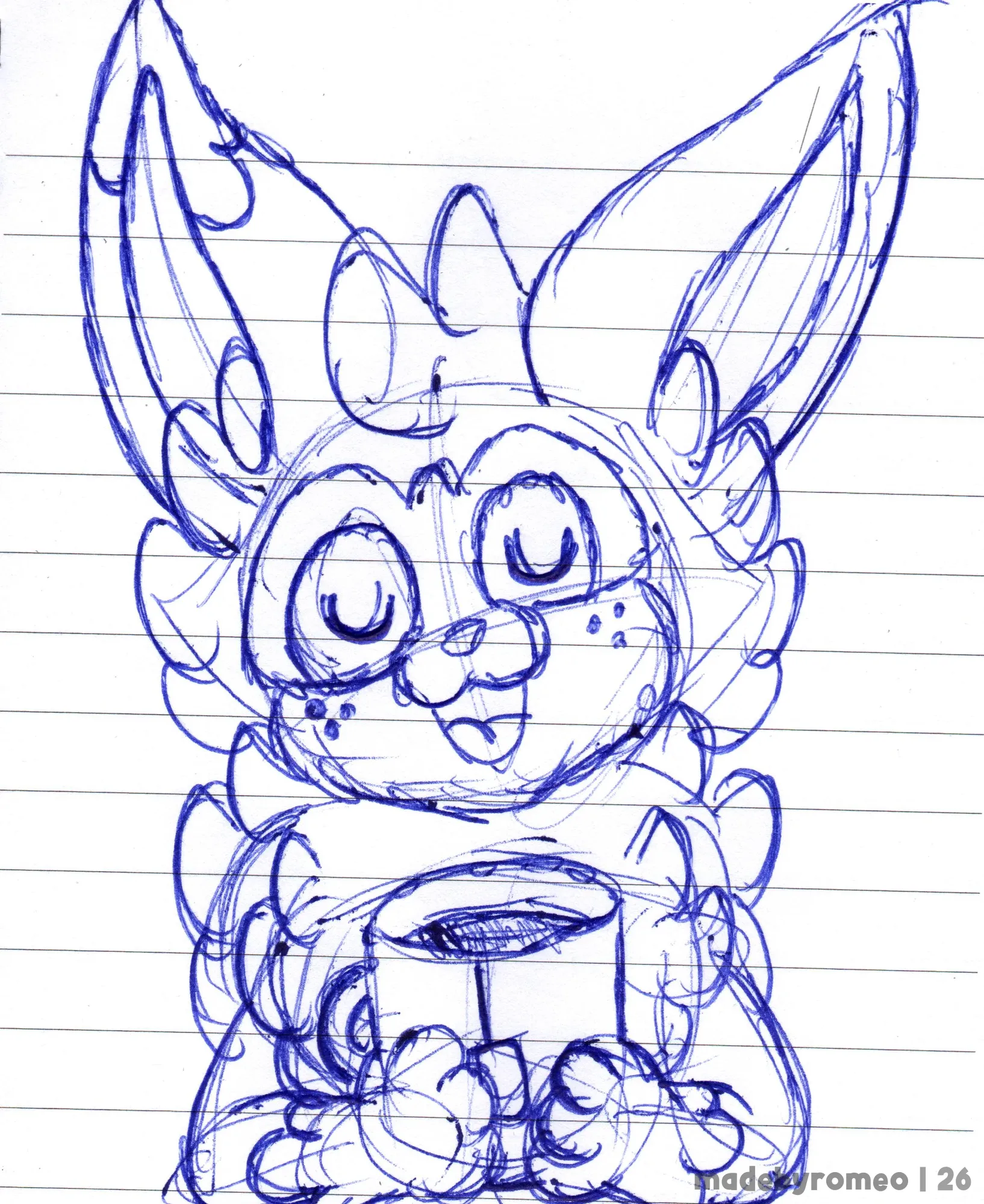 Apenas o Cannella tomando um chá. Parece ser bem delicioso.