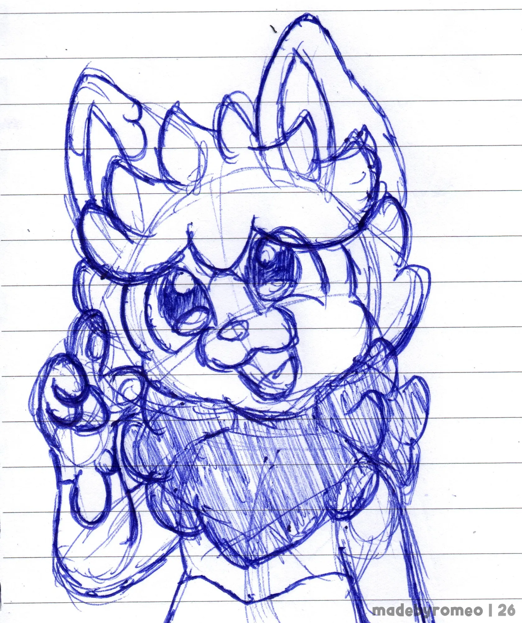 Apenas o Ygo com um dedo, ele tendo uma pergunta