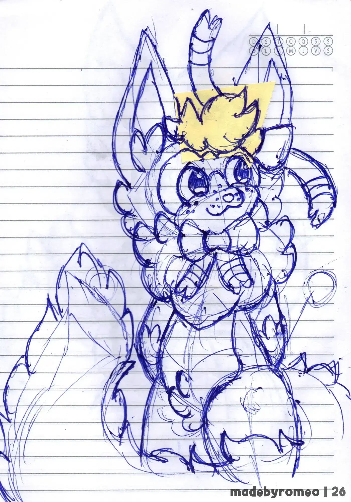 Apenas a Eeveelution do Cannella sendo um mestiço de Flareon ou um Sylveon